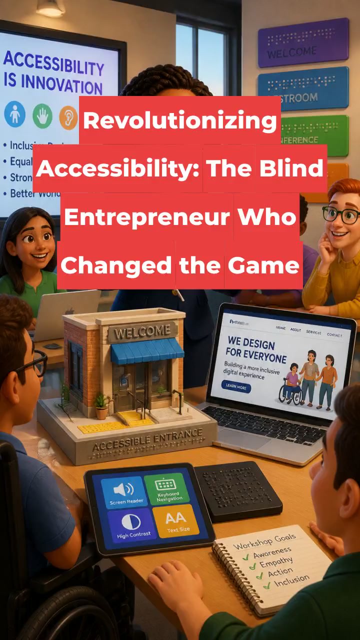 Revolutionizing Accessibility: The Blind Entrepreneur Who Changed the Game