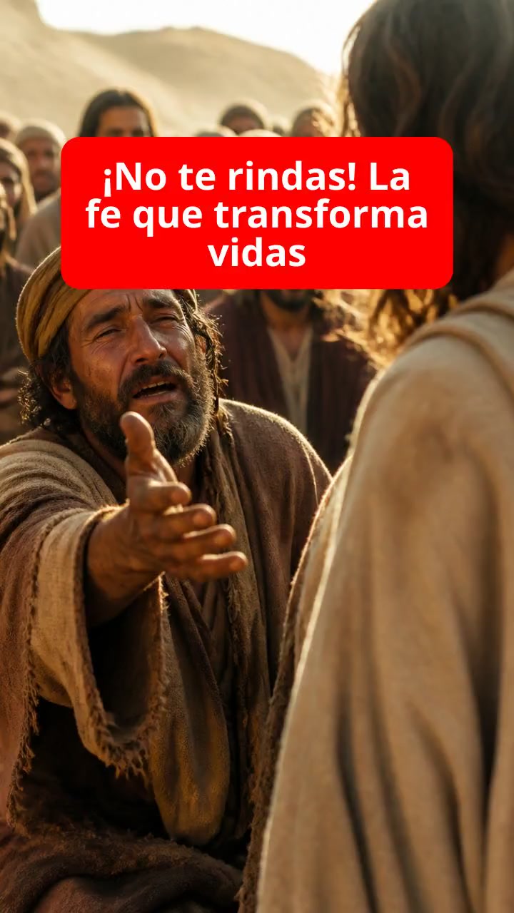 ¡No te rindas! La fe que transforma vidas