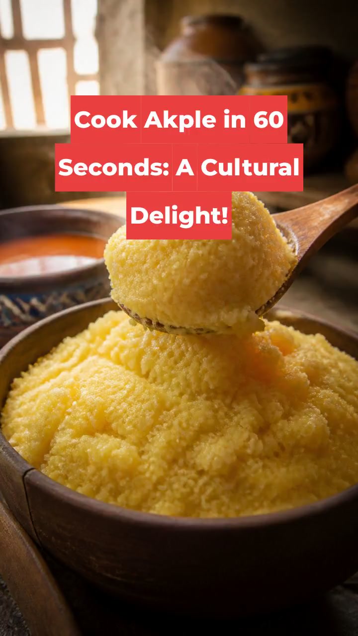 Cook Akple in 60 Seconds: A Cultural Delight!