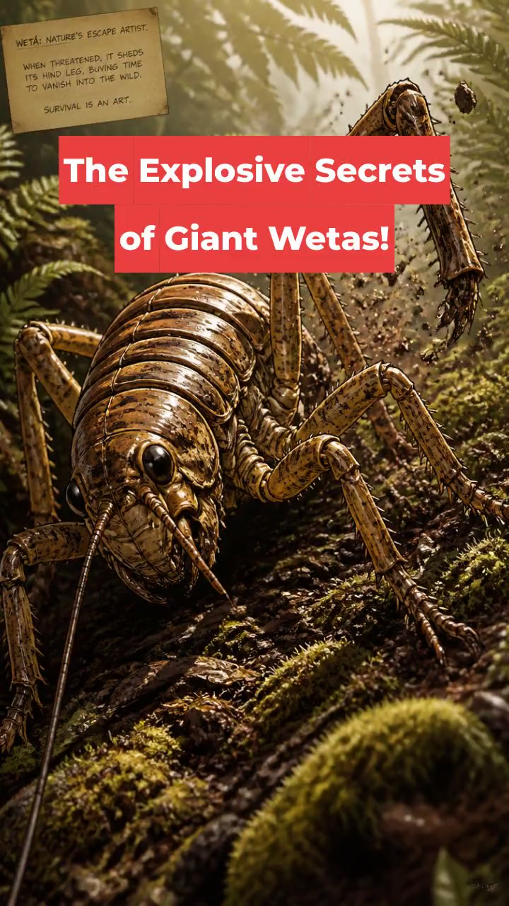 The Explosive Secrets of Giant Wetas!