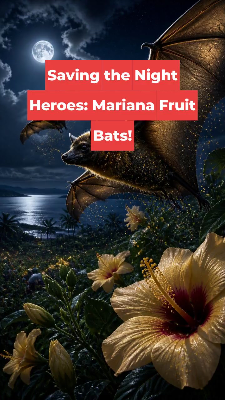 Saving the Night Heroes: Mariana Fruit Bats!