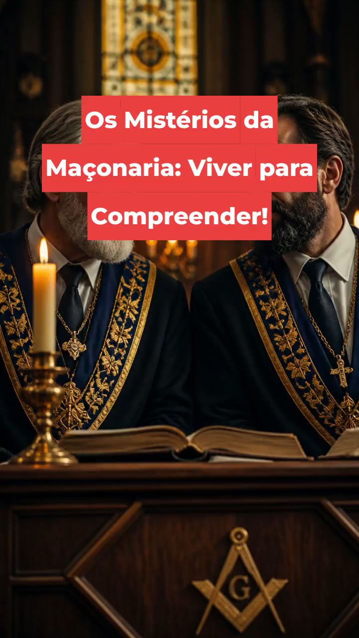 Os Mistérios da Maçonaria: Viver para Compreender!