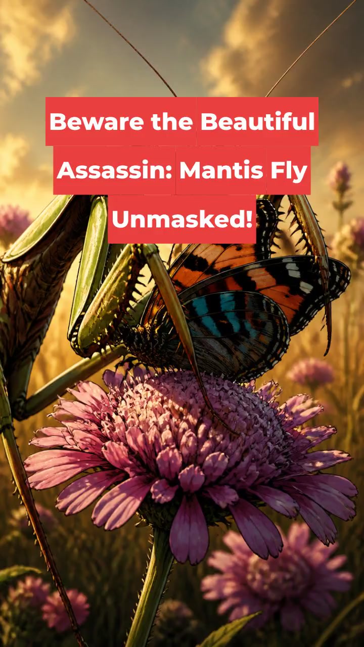 Beware the Beautiful Assassin: Mantis Fly Unmasked!