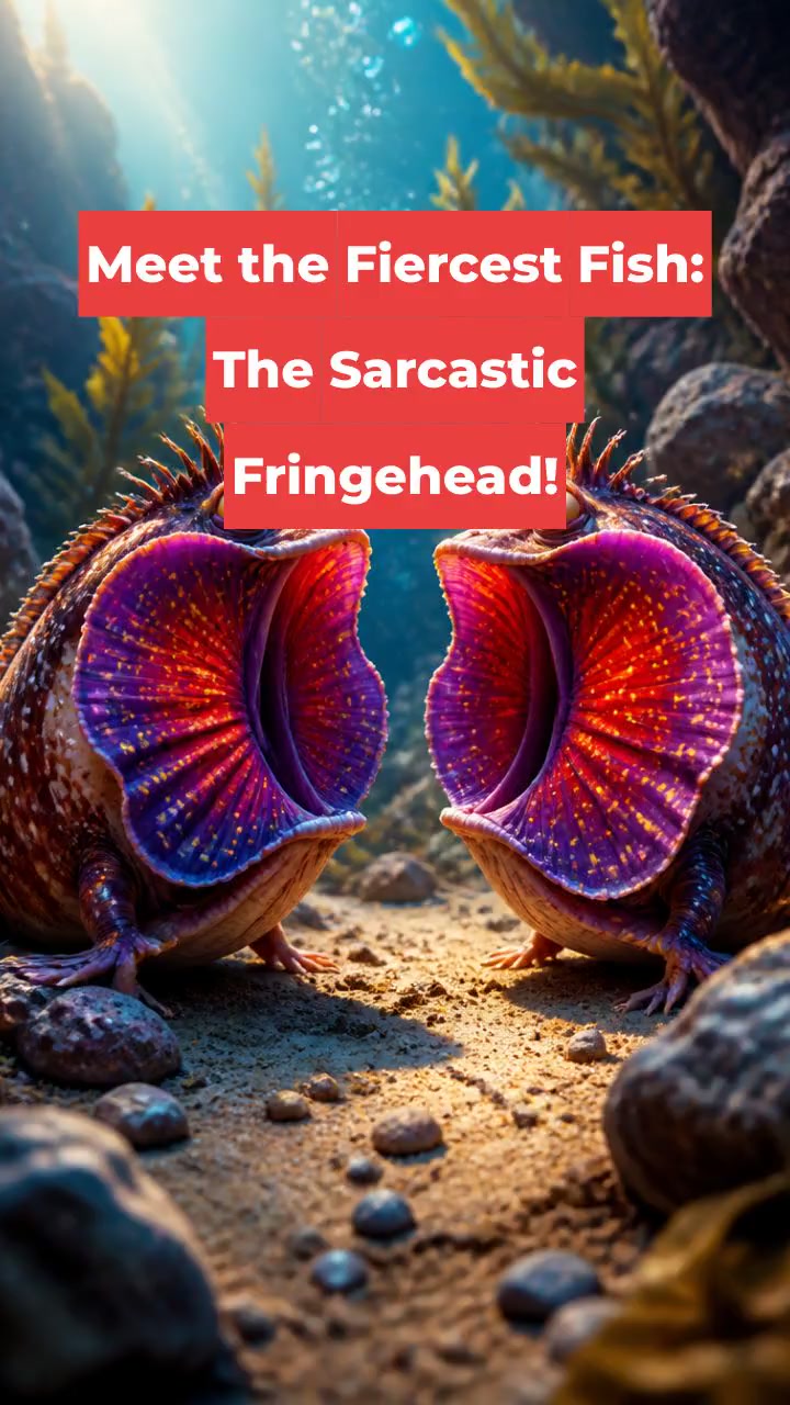 Meet the Fiercest Fish: The Sarcastic Fringehead!