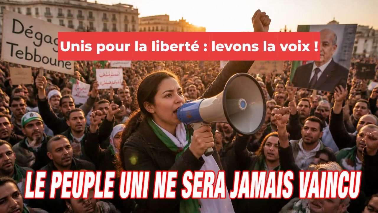 Unis pour la liberté : levons la voix !