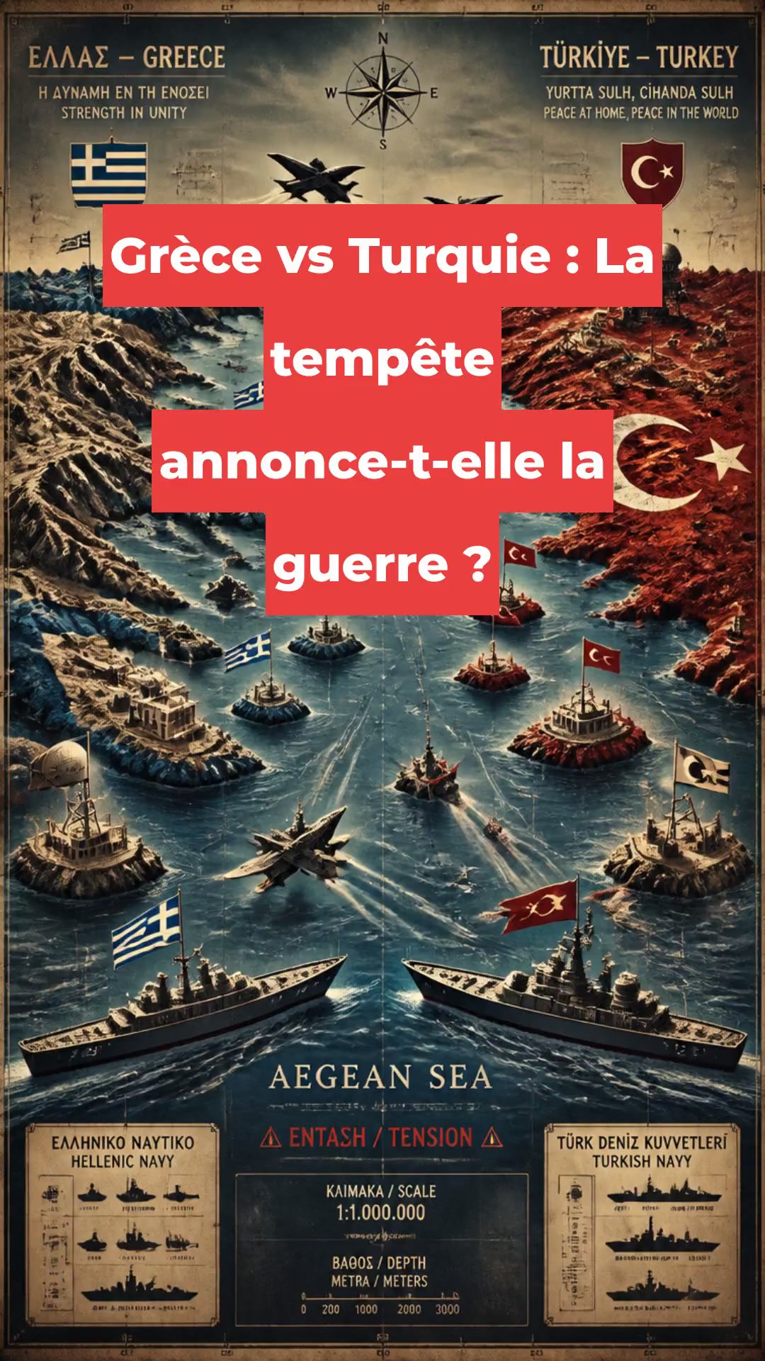 Grèce vs Turquie : La tempête annonce-t-elle la guerre ?