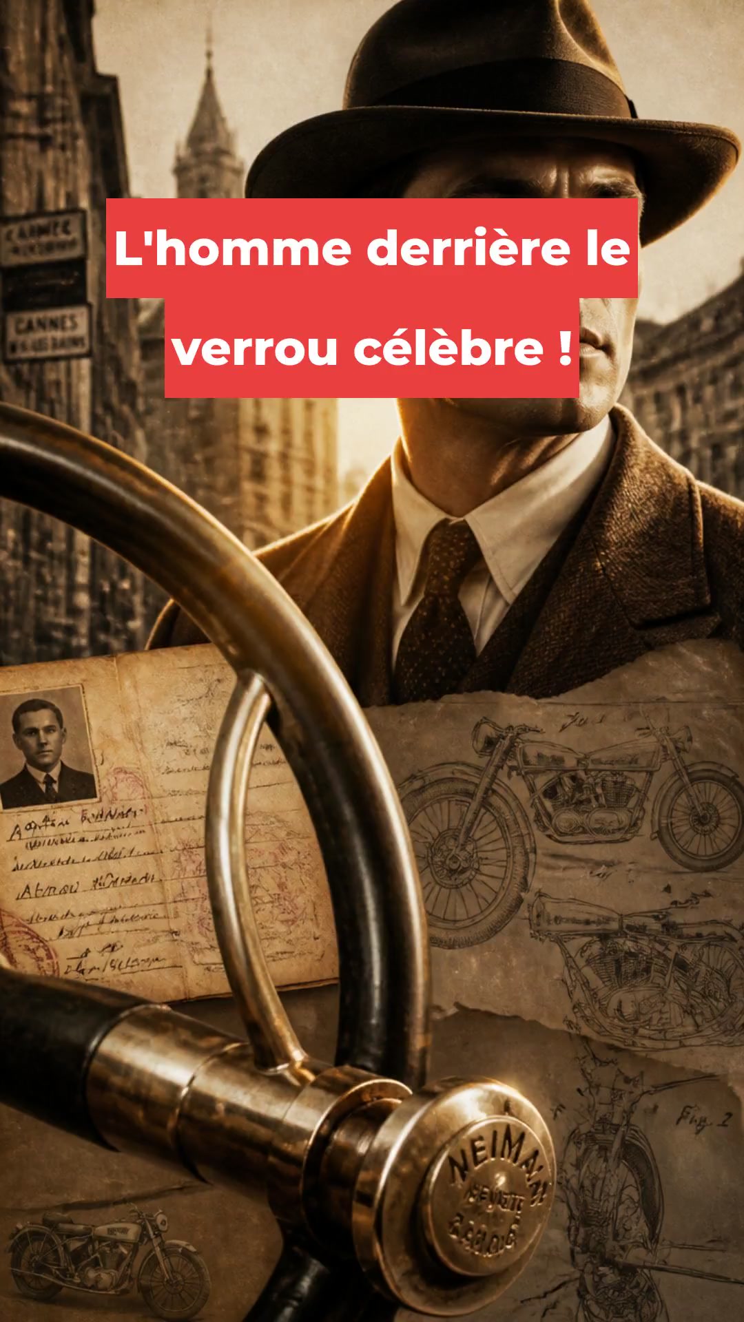 L'homme derrière le verrou célèbre !