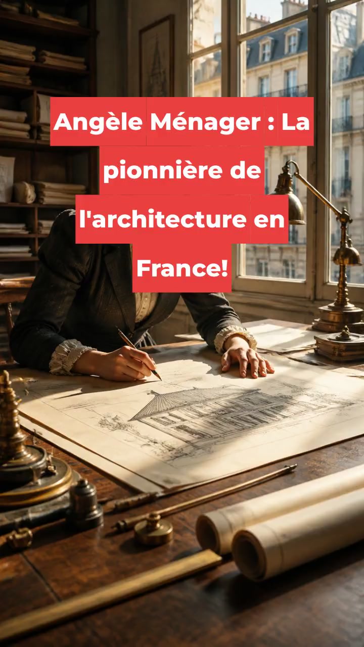 Angèle Ménager : La pionnière de l'architecture en France!