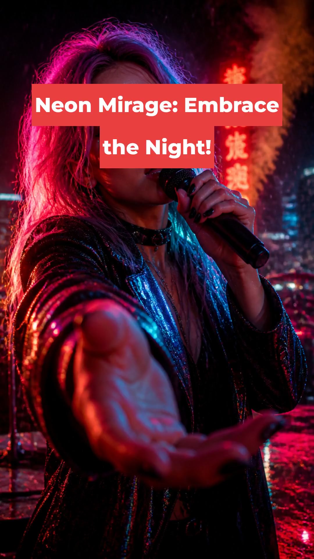 Neon Mirage: Embrace the Night!