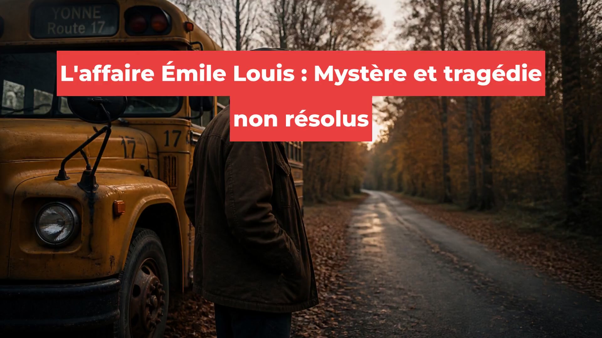 L'affaire Émile Louis : Mystère et tragédie non résolus