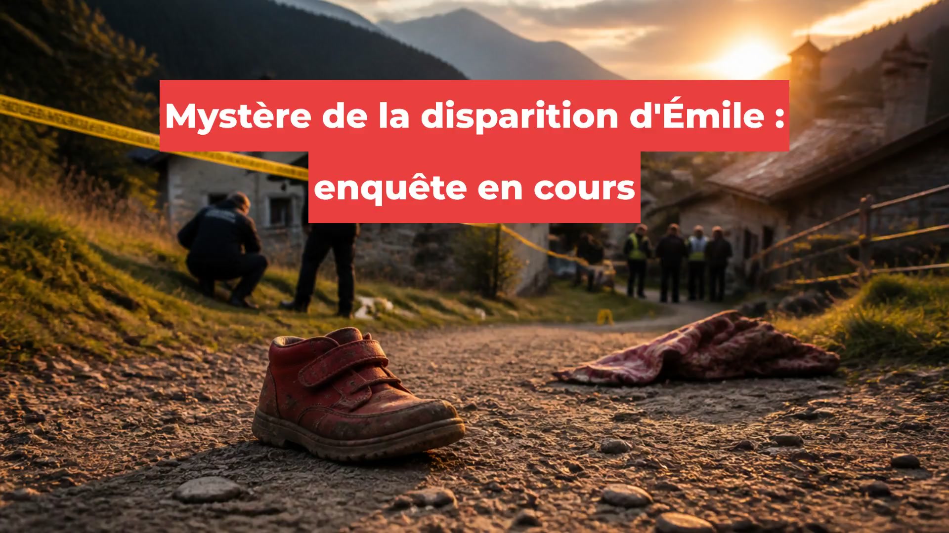 Mystère de la disparition d'Émile : enquête en cours