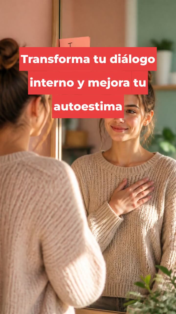 Transforma tu diálogo interno y mejora tu autoestima