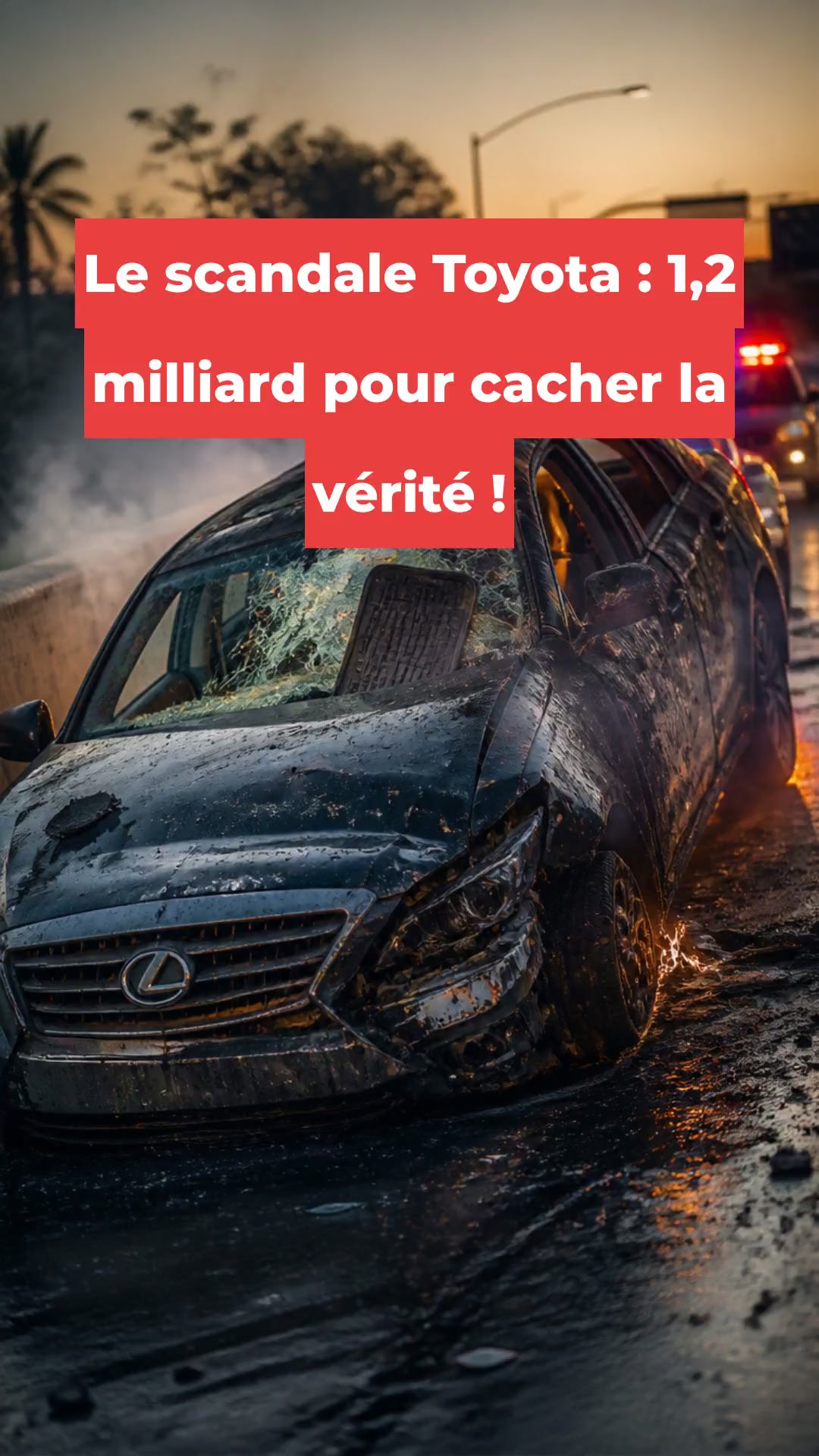 Le scandale Toyota : 1,2 milliard pour cacher la vérité !