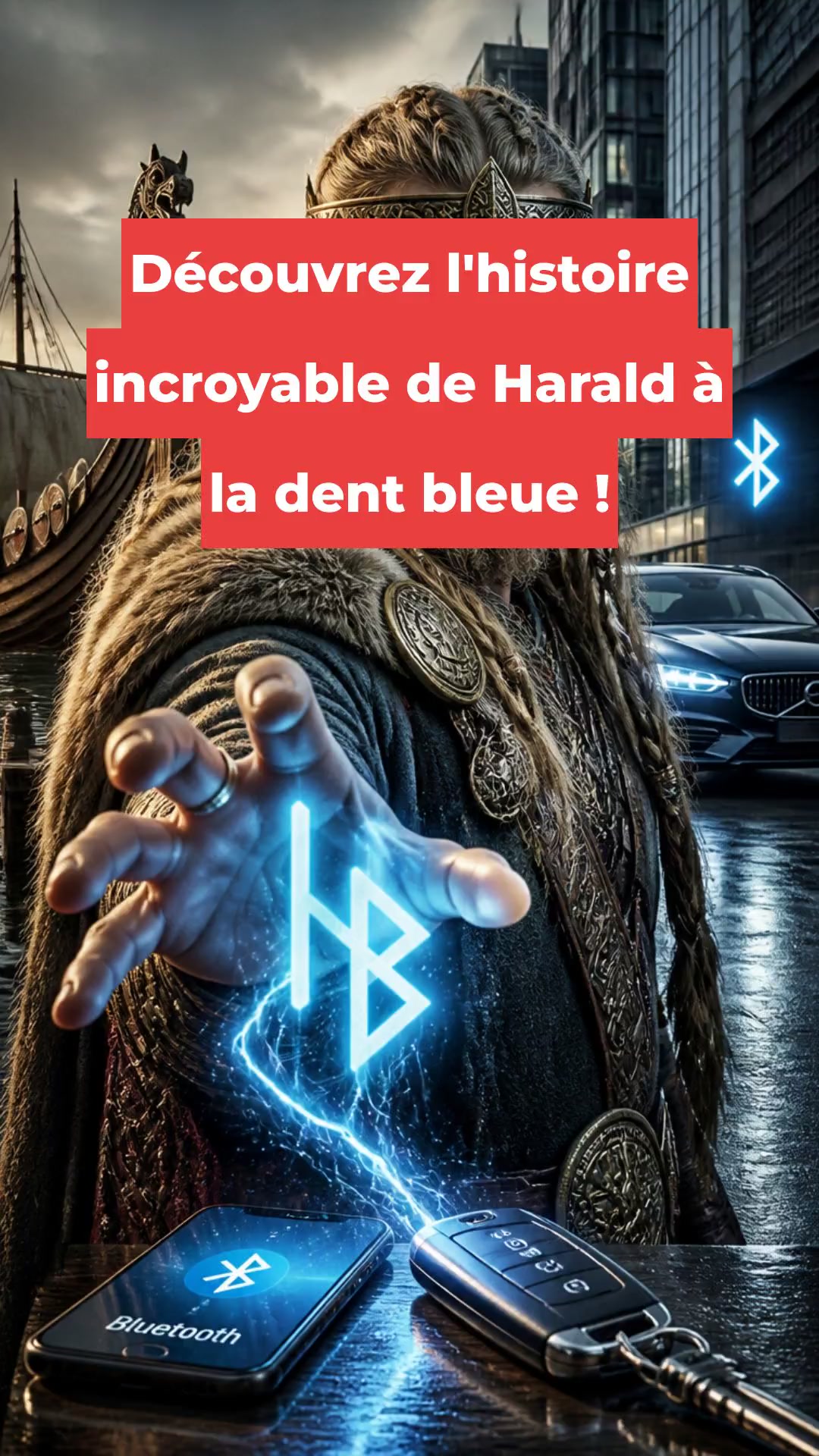 Découvrez l'histoire incroyable de Harald à la dent bleue !