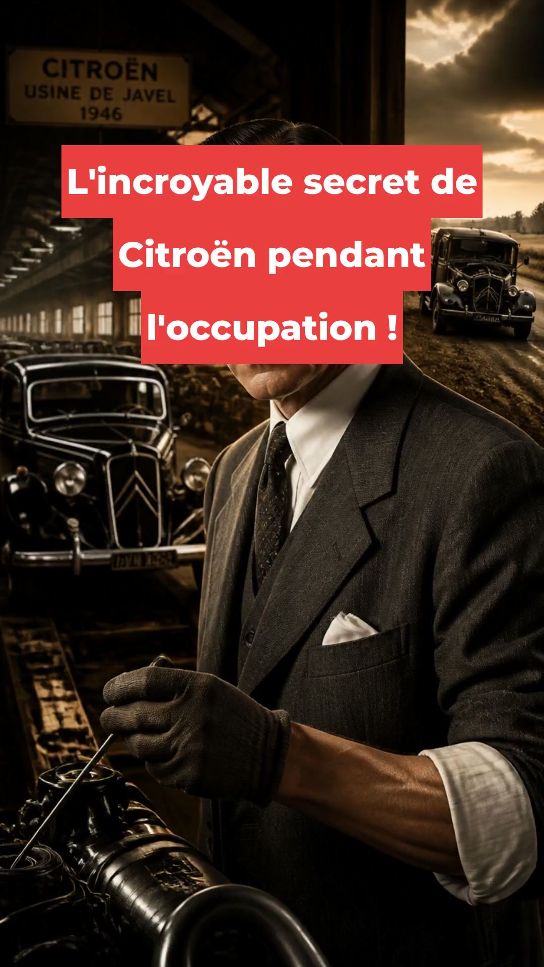 L'incroyable secret de Citroën pendant l'occupation !