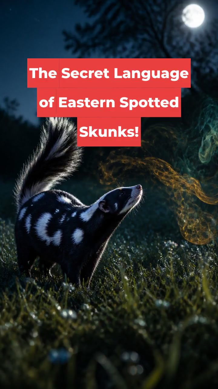 The Secret Language of Eastern Spotted Skunks!