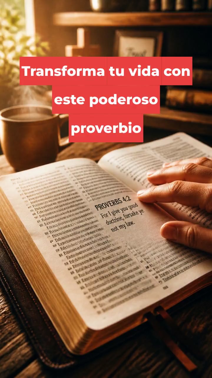 Transforma tu vida con este poderoso proverbio