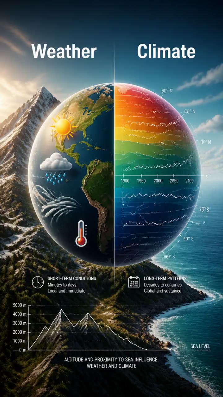 ¡Entiende la Gran Diferencia entre Tiempo y Clima!