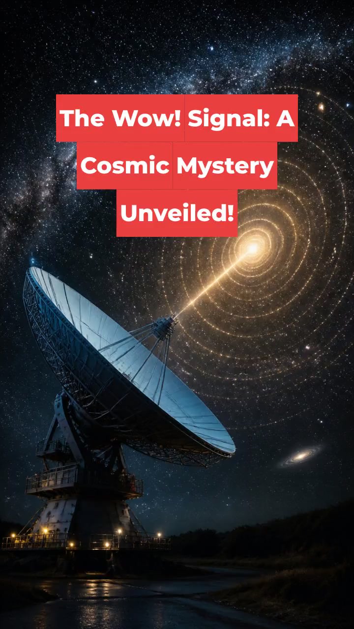 The Wow! Signal: A Cosmic Mystery Unveiled!