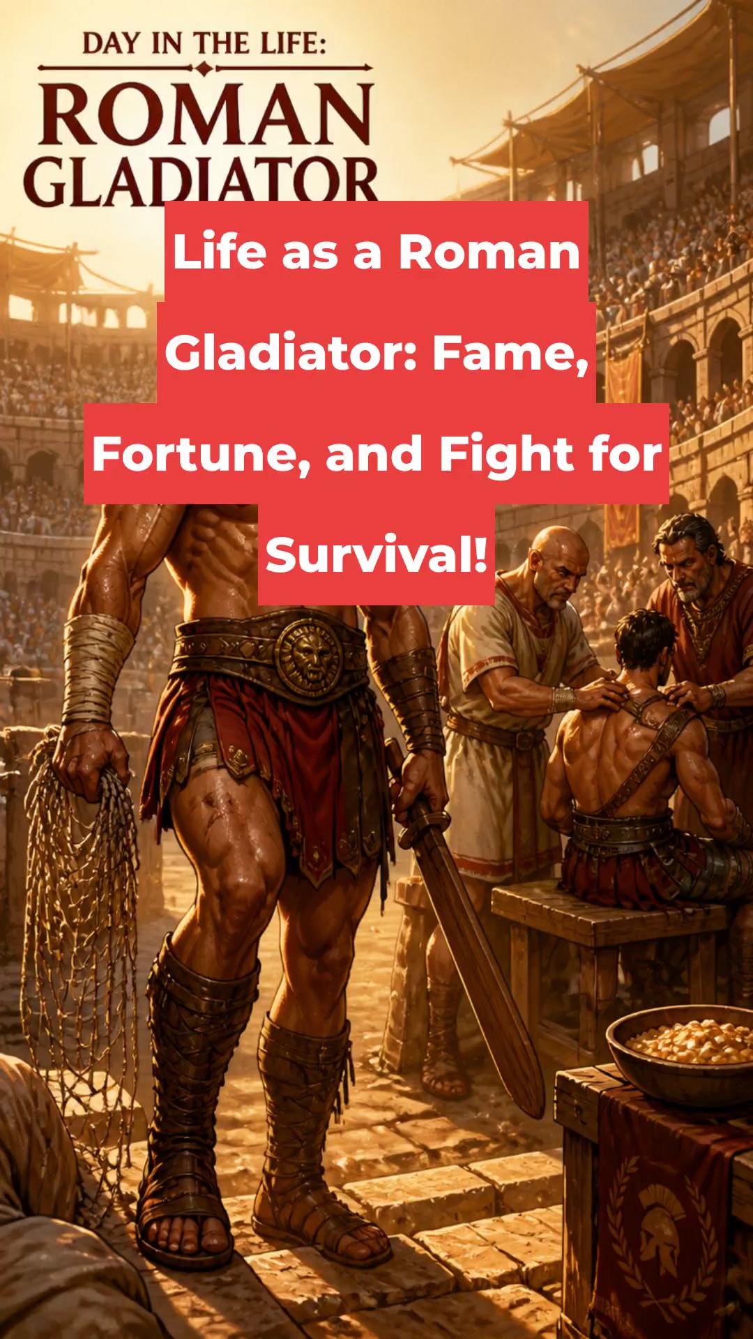 Life as a Roman Gladiator: Fame, Fortune, and Fight for Survival!