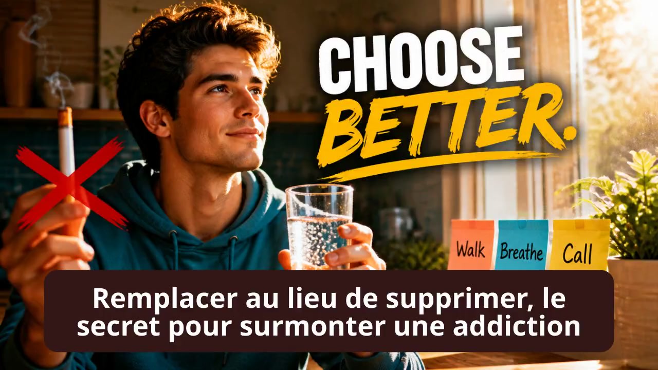 Remplacer au lieu de supprimer : le secret pour surmonter une addiction