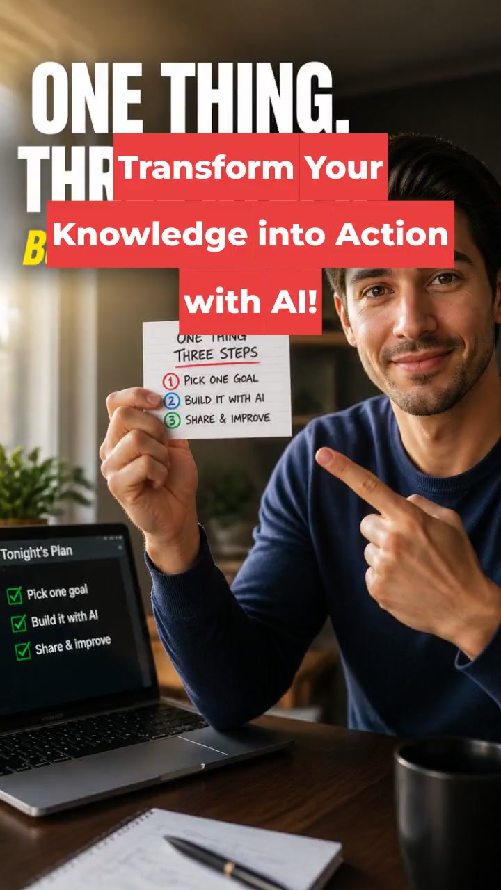 Transform Your Knowledge into Action with AI!