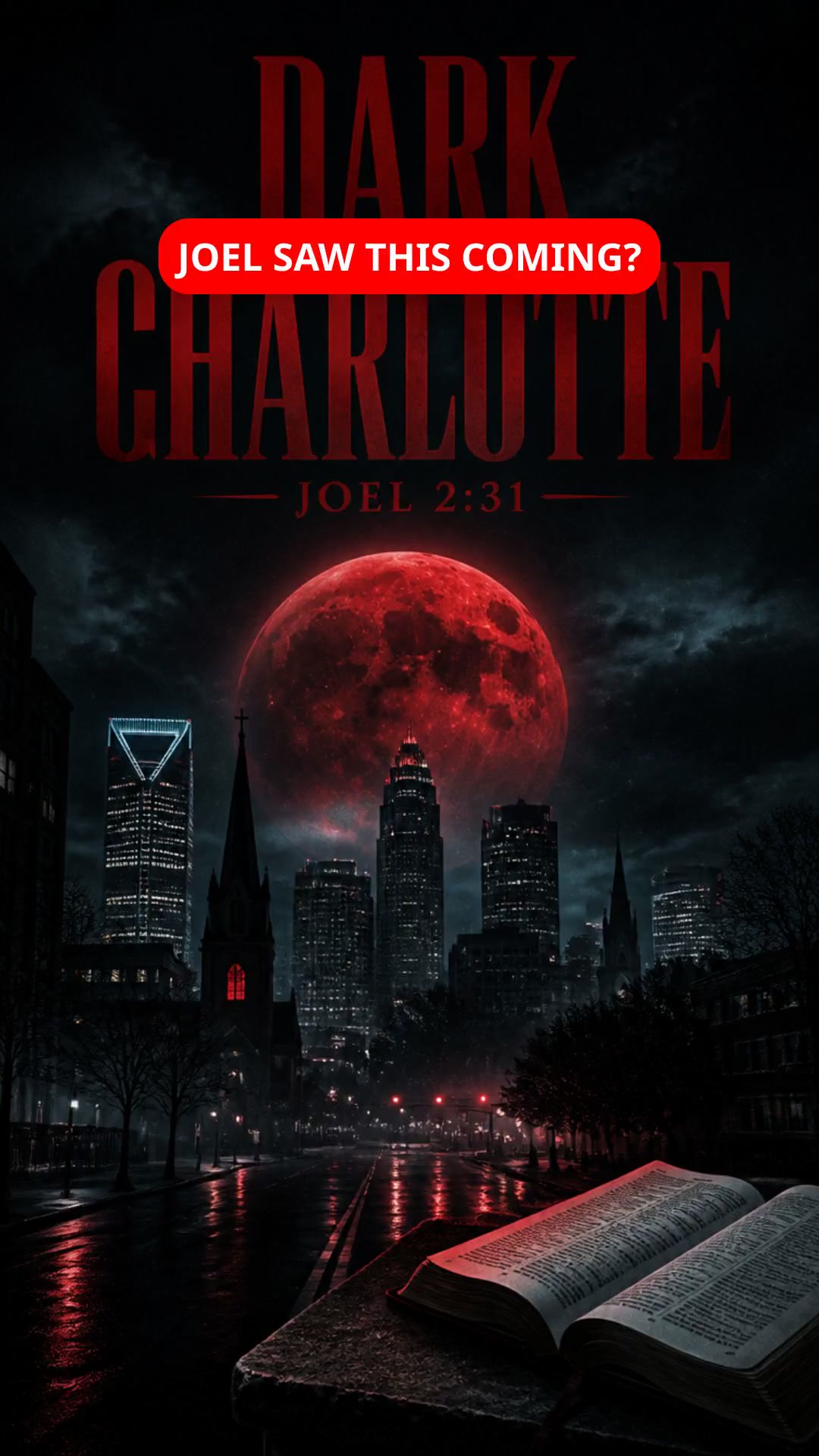 The Moon Turned Red Over Charlotte — The Bible Warned About This