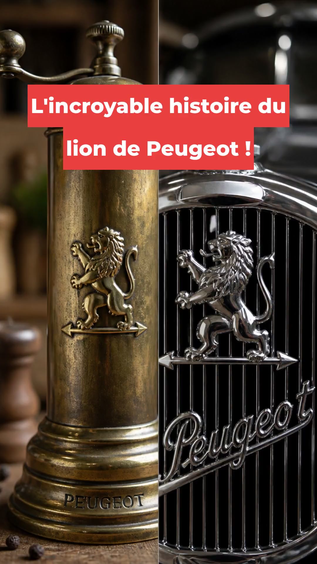 L'incroyable histoire du lion de Peugeot !