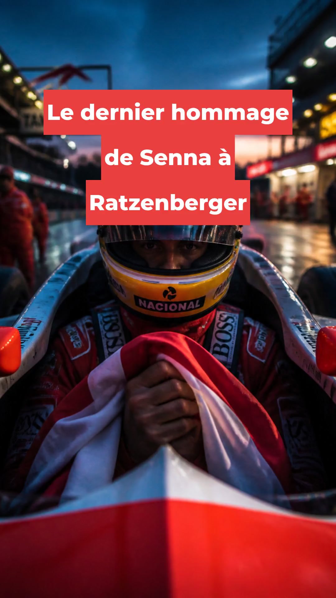 Le dernier hommage de Senna à Ratzenberger