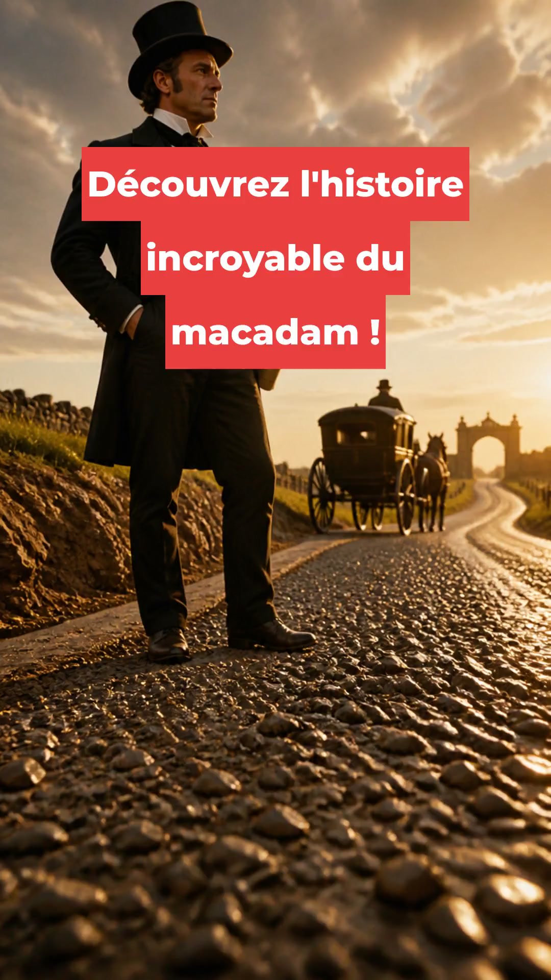 Découvrez l'histoire incroyable du macadam !