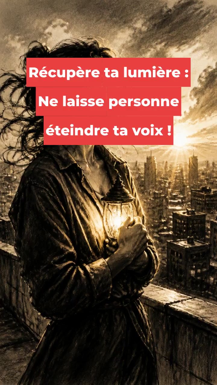 Récupère ta lumière : Ne laisse personne éteindre ta voix !