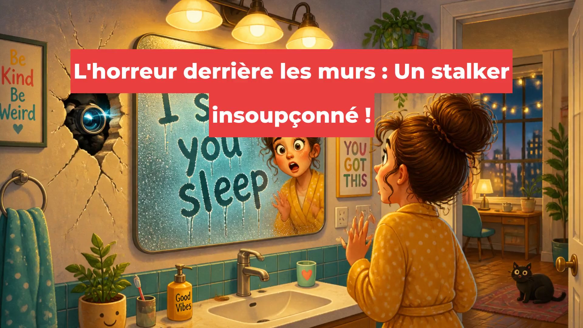 L'horreur derrière les murs : Un stalker insoupçonné !