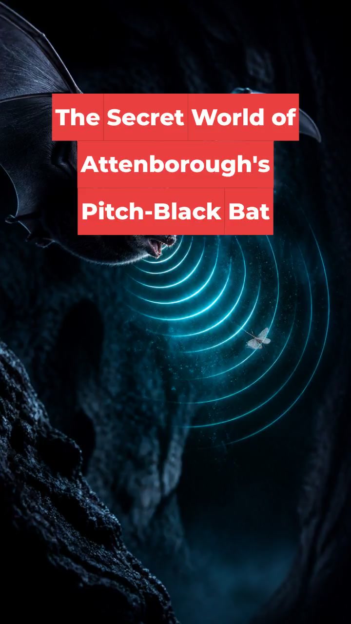 The Secret World of Attenborough's Pitch-Black Bat