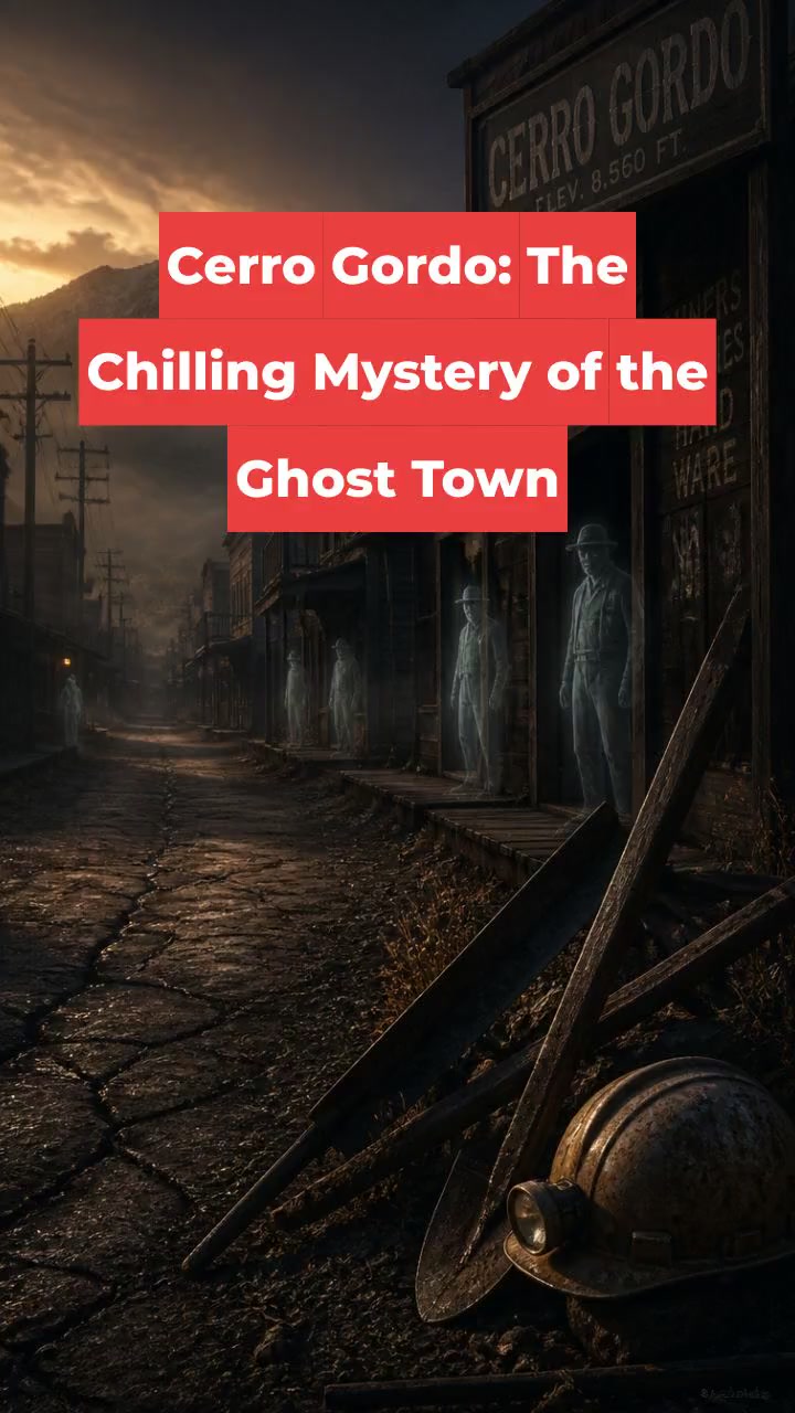 Cerro Gordo: The Chilling Mystery of the Ghost Town