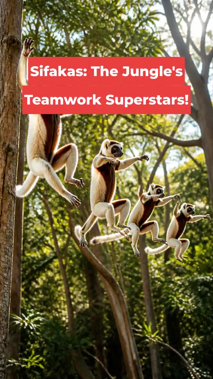 Sifakas: The Jungle's Teamwork Superstars!