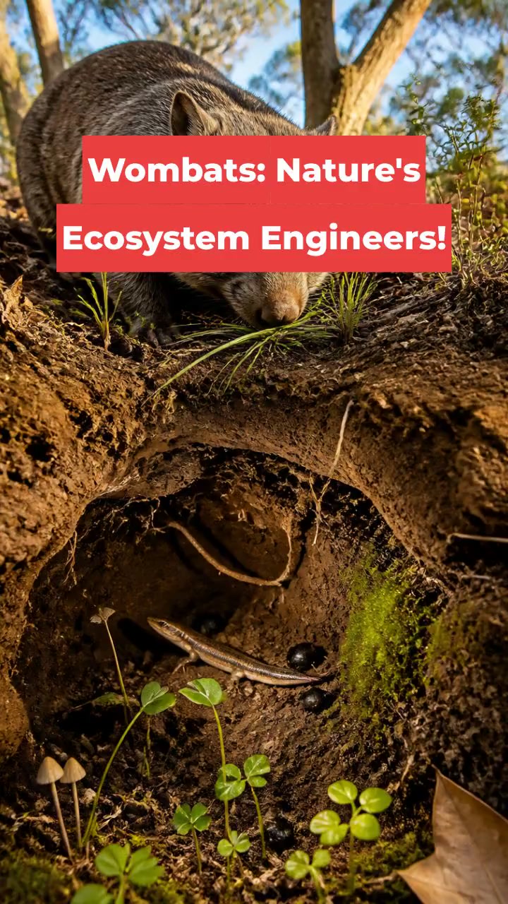 Wombats: Nature's Ecosystem Engineers!