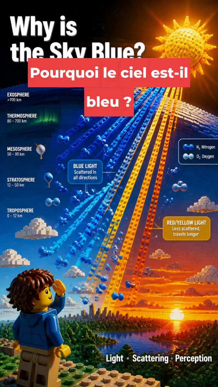 Pourquoi le ciel est-il bleu ?