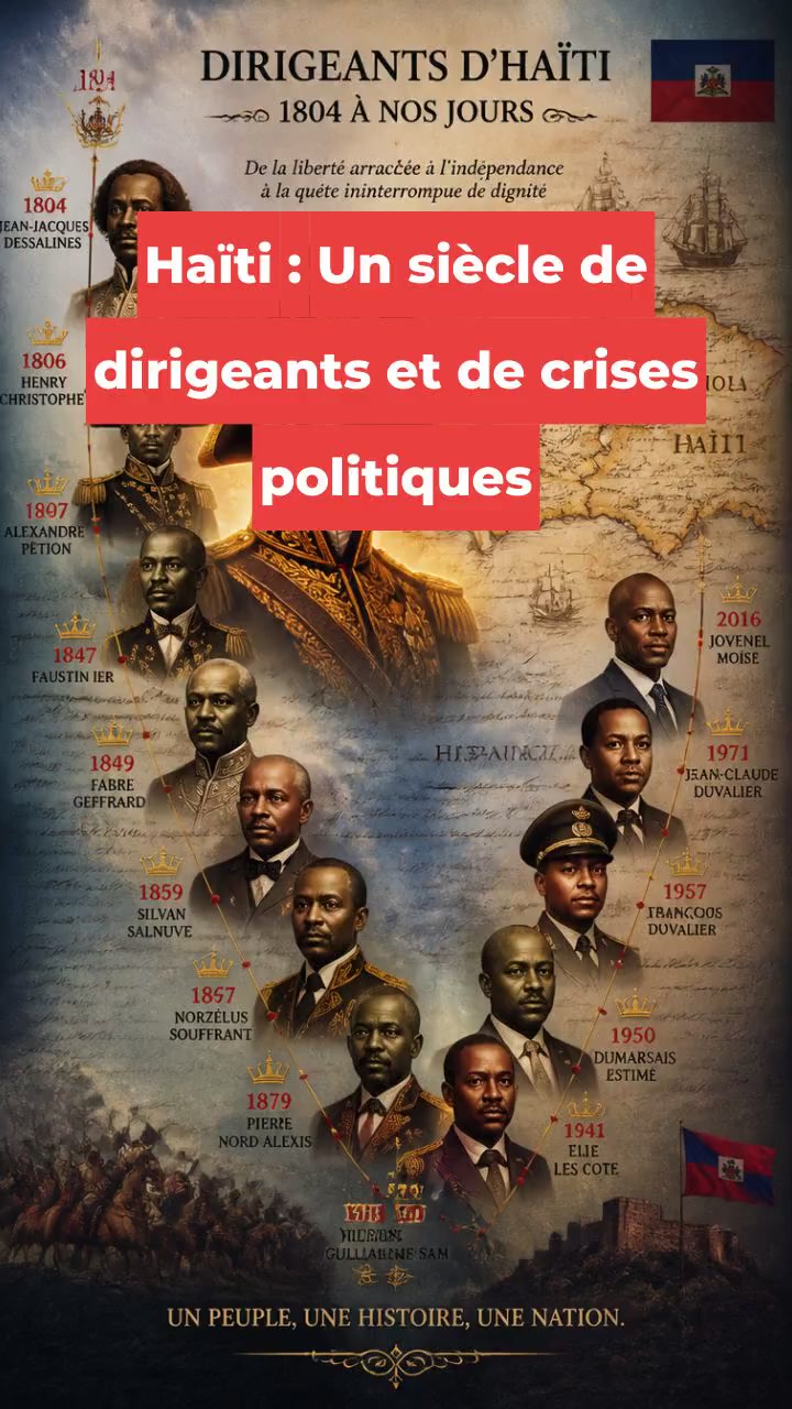 Haïti : Un siècle de dirigeants et de crises politiques