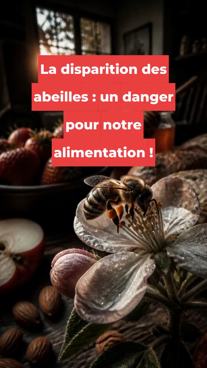 La disparition des abeilles : un danger pour notre alimentation !