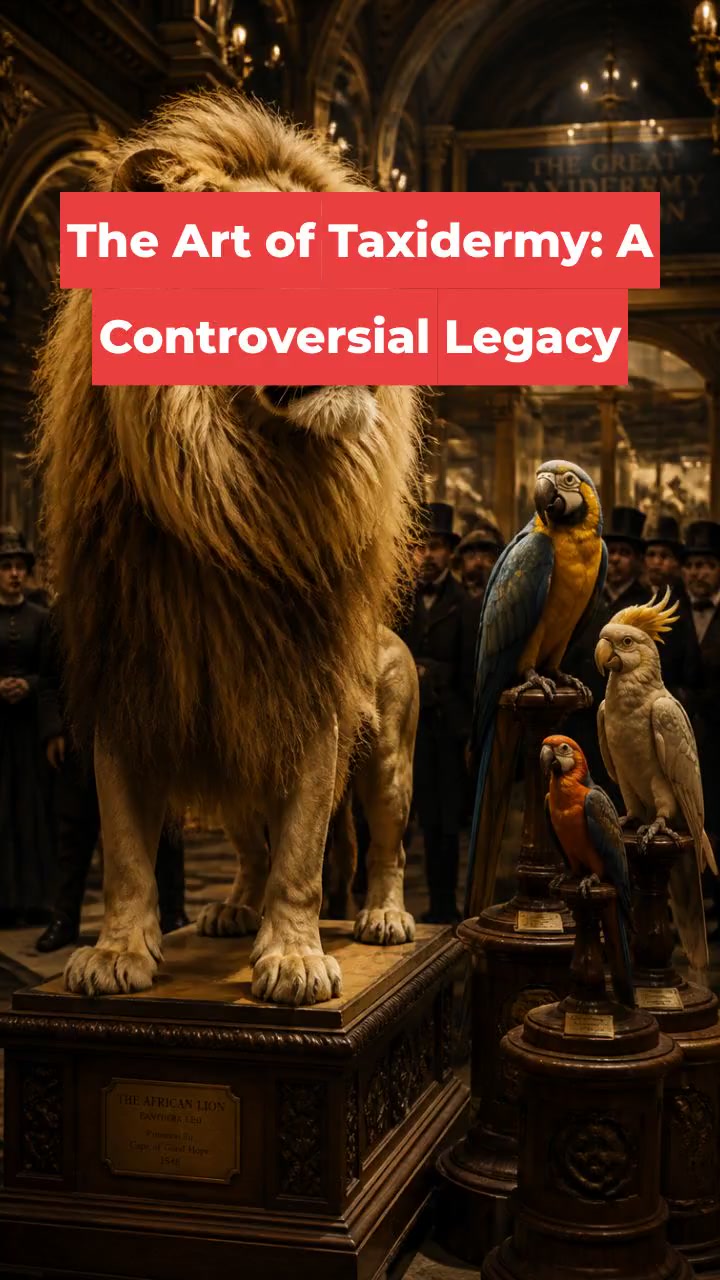 The Art of Taxidermy: A Controversial Legacy