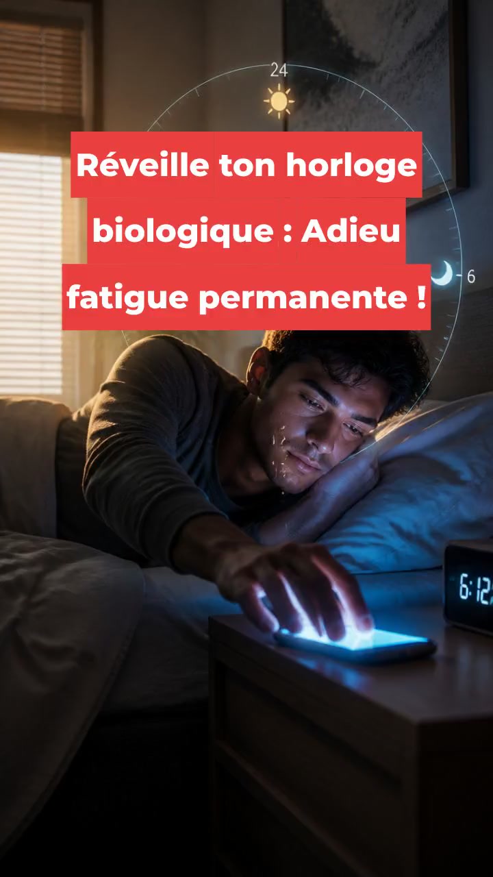 Réveille ton horloge biologique : Adieu fatigue permanente !
