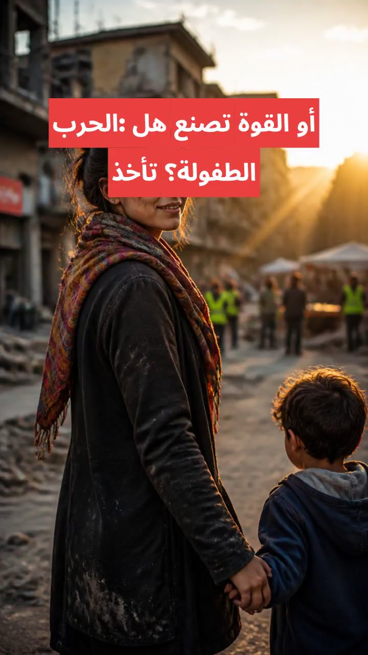 الحرب: هل تصنع القوة أو تأخذ الطفولة؟