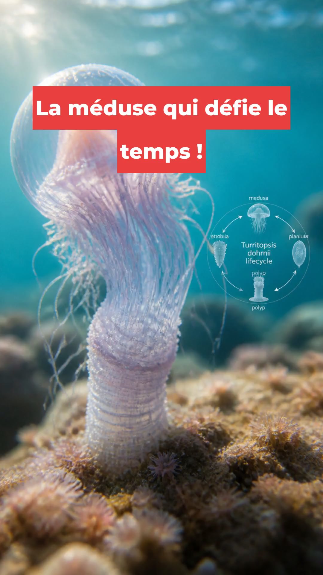 La méduse qui défie le temps !
