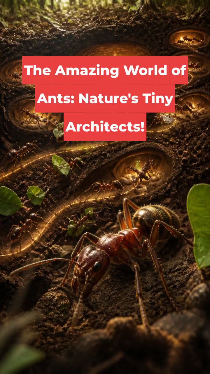 The Amazing World of Ants: Nature's Tiny Architects!