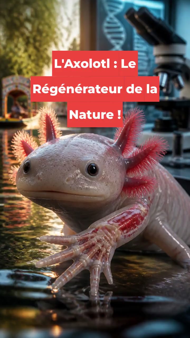 L'Axolotl : Le Régénérateur de la Nature !