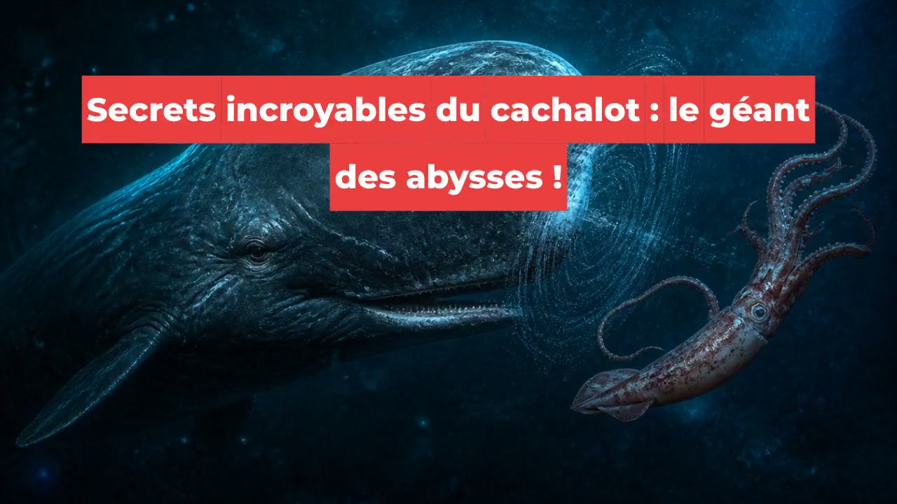 Secrets incroyables du cachalot : le géant des abysses !