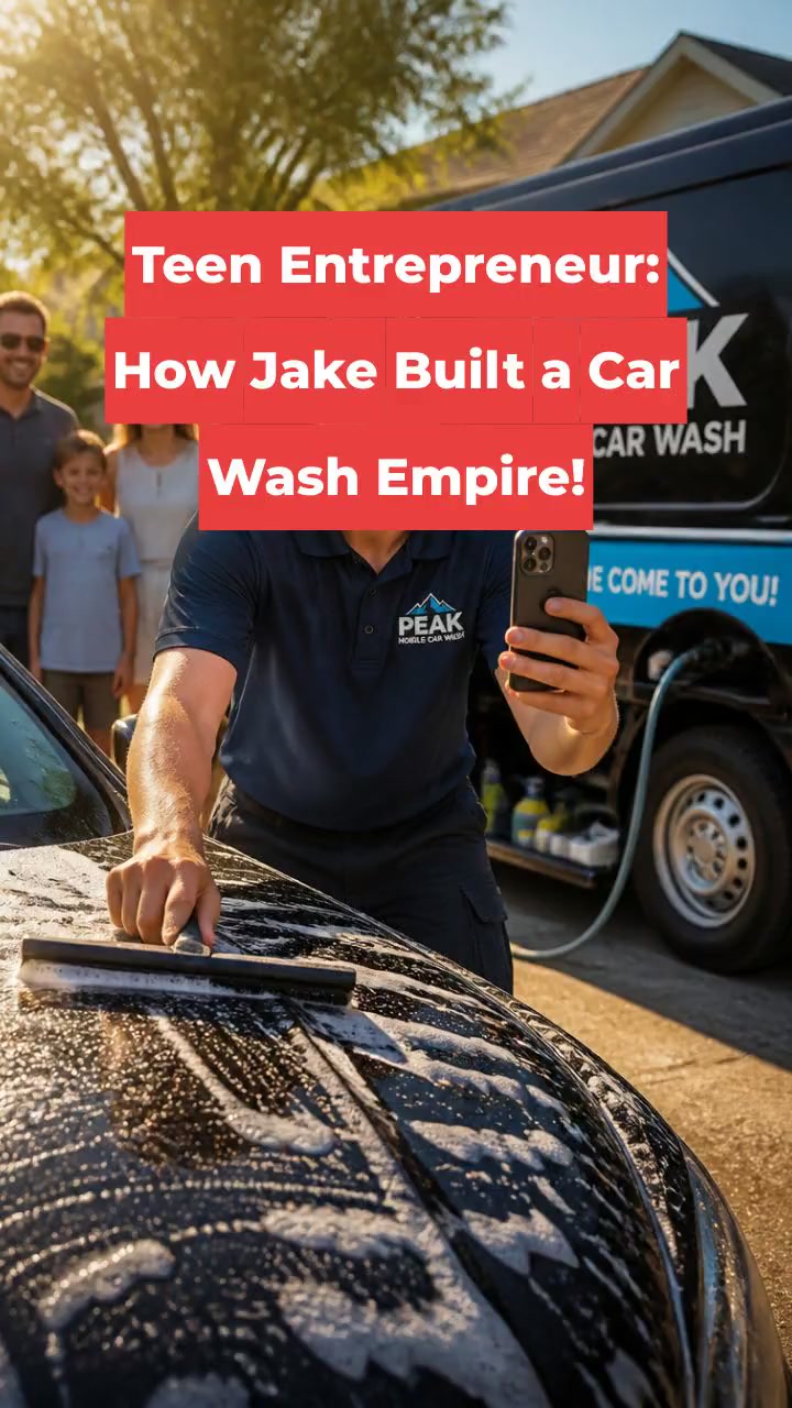 Teen Entrepreneur: How Jake Built a Car Wash Empire!