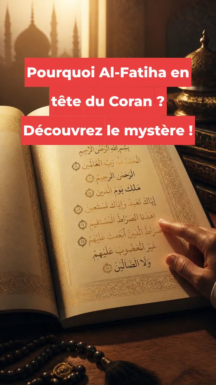 Pourquoi le Coran commence-t-il par Al-Fatiha ?