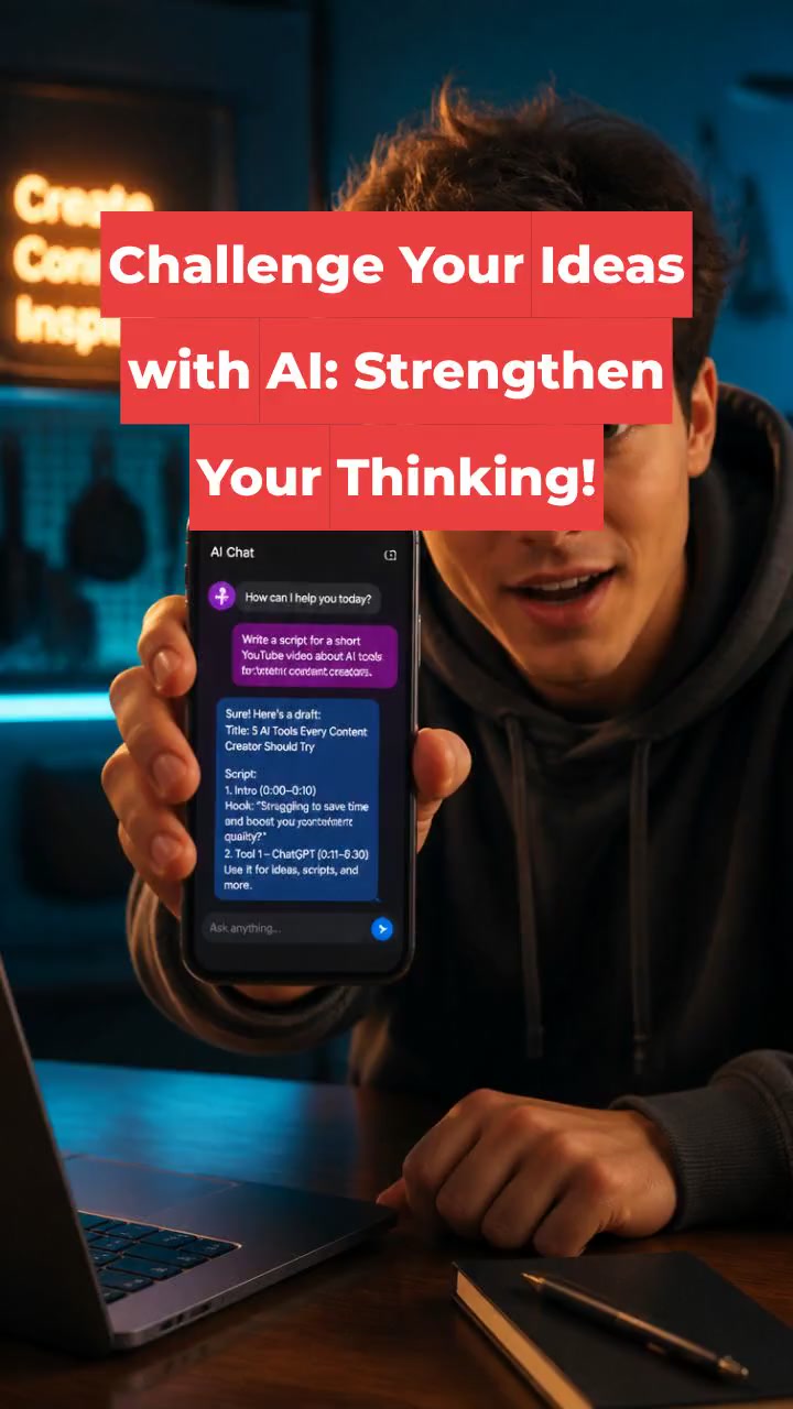 Challenge Your Ideas with AI: Strengthen Your Thinking!