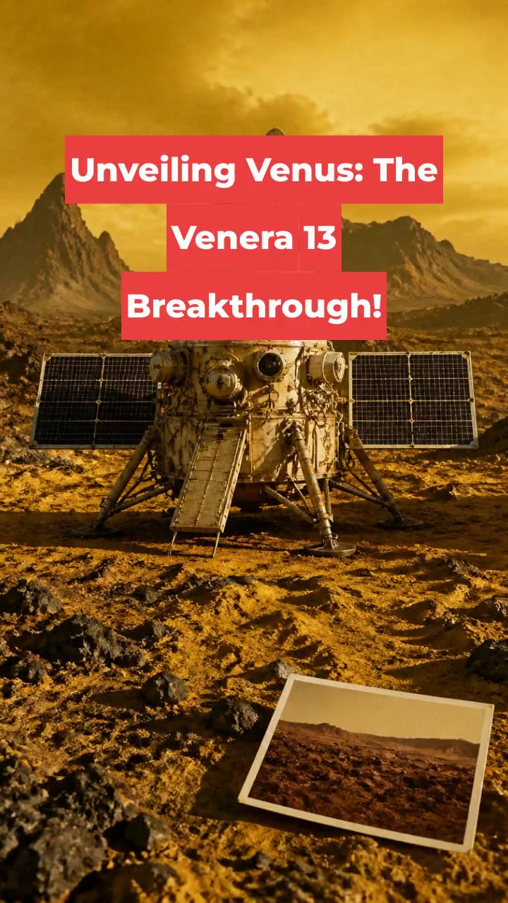 Unveiling Venus: The Venera 13 Breakthrough!